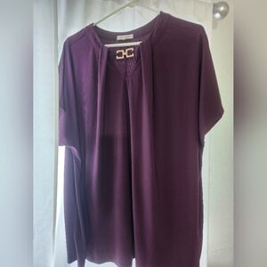 Elegant Purple Women's Top